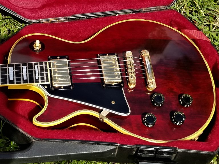 1979 Gibson Les Paul Custom, Wine Red, 100 Original with OHSC, EXC