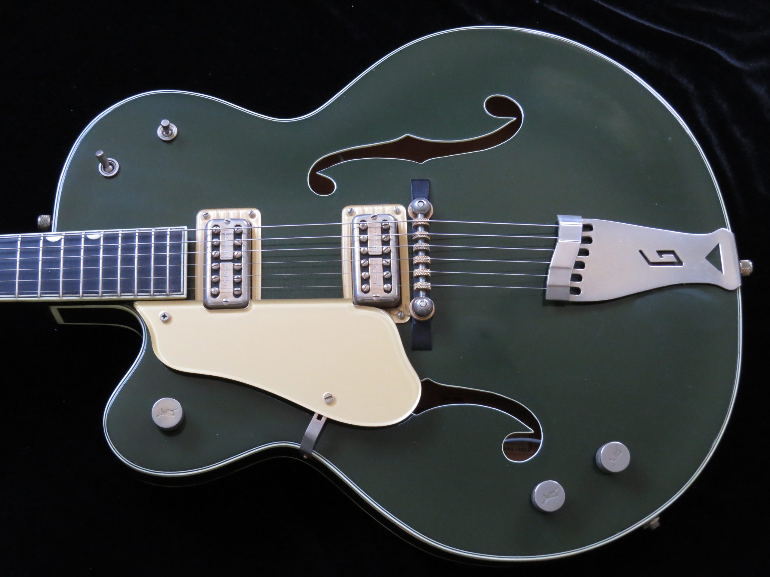 1961 Gretsch Country Club, Cadillac Green, 100% Original, EXC with OHSC, Reduced!